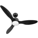 Ventilador Serpa DC Negro 107Ø 24w 3aspas Mando Regulable Memoria Y Temporizador 209491309