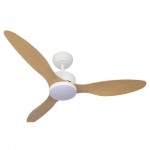 Ventilador Serpa DC Blanco 107Ø 24w 3aspas Haya Mando Regulable Memoria Y Temporizador 209491368
