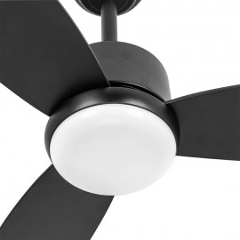 Ventilador Genil DC Negro 132Ø 24w 3aspas Mando Memoria Y Temporizador 209591309