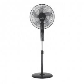 Ventilador Rayo De Pie Gris-Negro 43Ø 60w 5 Aspas Mando y Temporizador 209841028