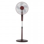 Ventilador Rayo De Pie Burdeos-Negro 43Ø 60w 5 Aspas Mando y Temporizador 209841030