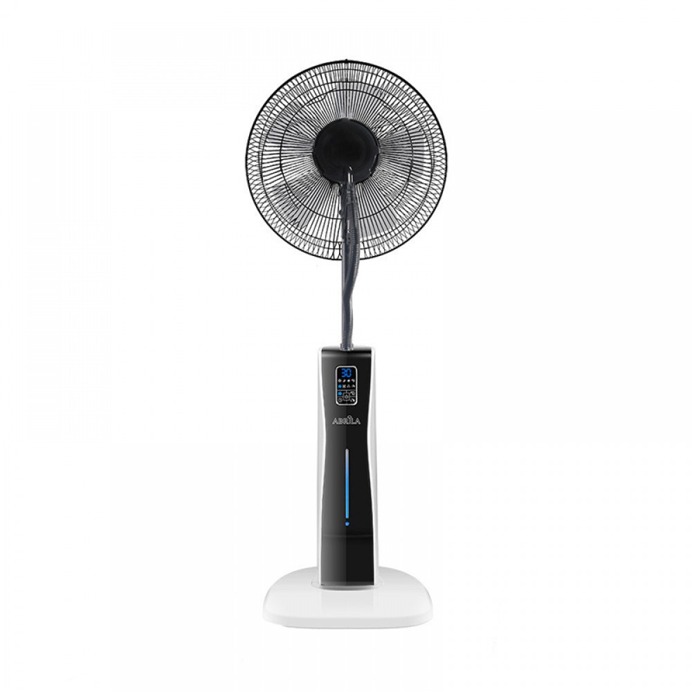 Ventilador Corvo De Pie Blan-negro 43Ø 75w 5Aspas Nebulizador Mando Y Temporizado 210241026