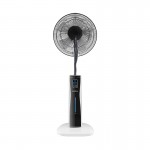 Ventilador Corvo De Pie Blan-negro 43Ø 75w 5Aspas Nebulizador Mando Y Temporizado 210241026