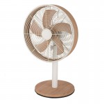 Ventilador Alcañiz Sobremesa Blanco-Haya 35Ø 45w 5 Aspas Oscilante Y Rotatorio 210571068