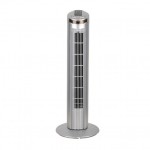 Ventilador Orbigo De Torre Plata 45w Mando Oscilante Temporizador 210771010
