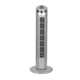 Ventilador Orbigo De Torre Plata 45w Mando Oscilante Temporizador 210771010