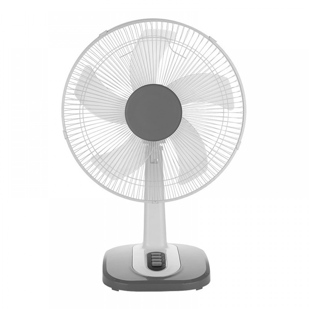 Ventilador Arroyo Sobremesa Grande Blanco-gris43Ø 45w 5 Aspas Oscilante Y Rotatorio 210871028