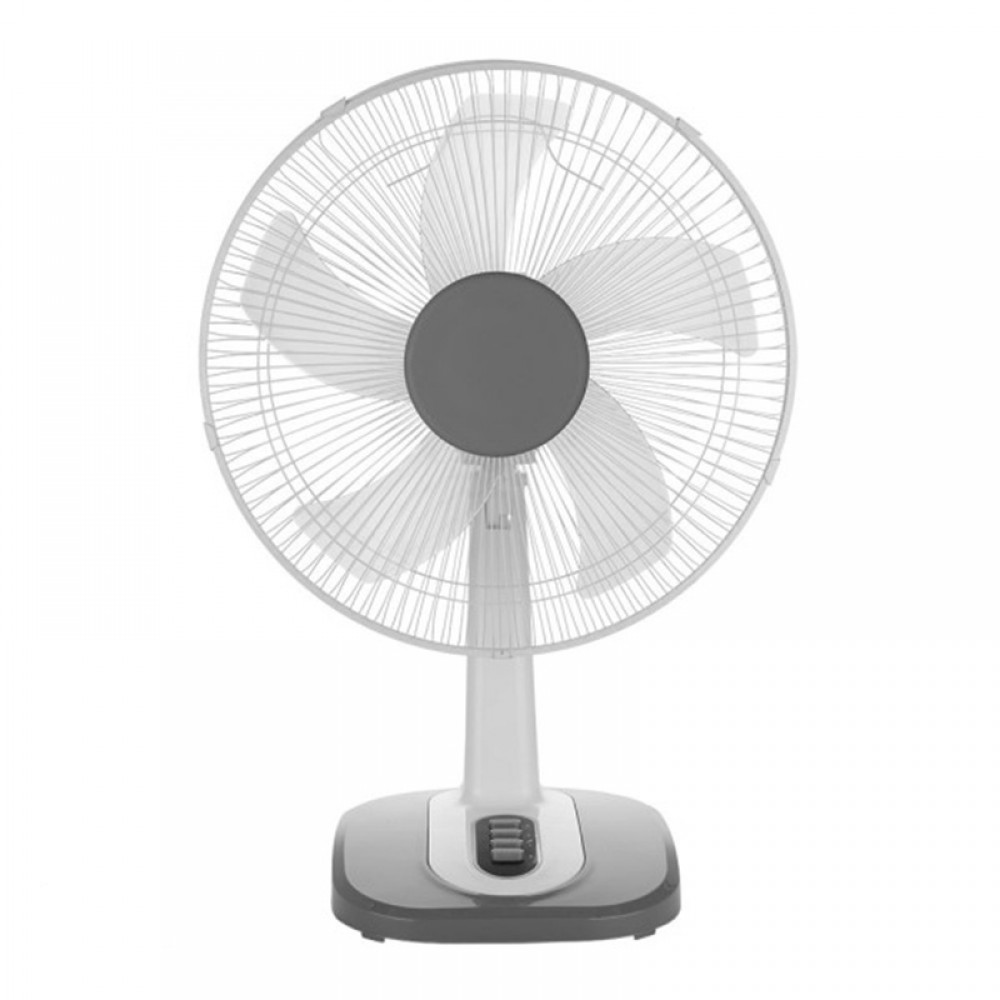 Ventilador Arroyo Sobremesa Pequeño Blanco-gris 34Ø 40w 5 Aspas Oscilante Y Rotatorio 210871128