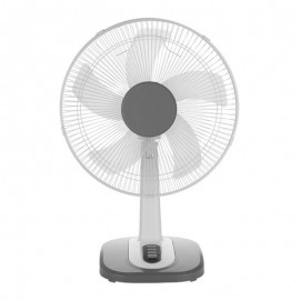 Ventilador Arroyo Sobremesa Pequeño Blanco-gris 34Ø 40w 5 Aspas Oscilante Y Rotatorio 210871128