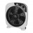 Ventilador Borja Sobremesa Blanco-Negro 37Ø 45w 5 Aspas Temporizador 211171026
