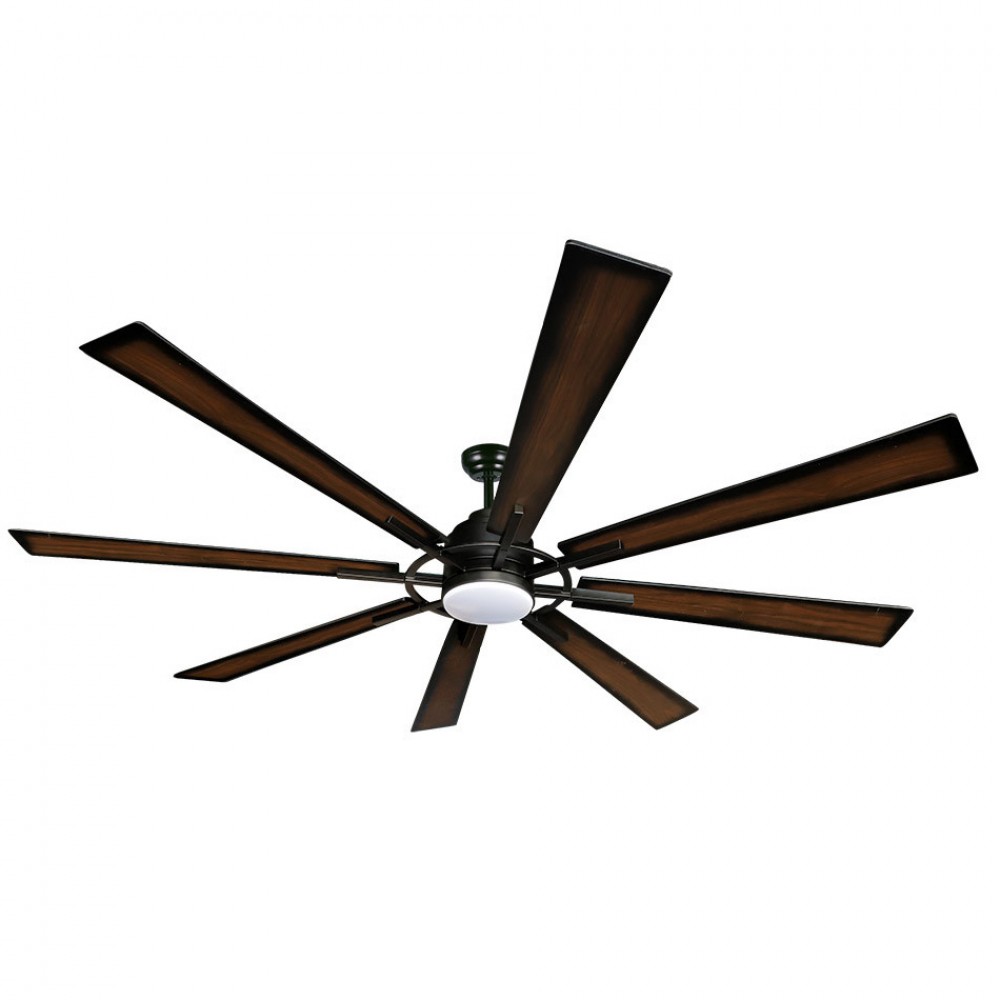 Ventilador Fusion DC Negro-Roble 183Ø 24w 8aspas Mando Regulable Memoria Y Temporizador 211691809