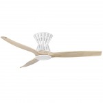 Ventilador Baltir DC Blanco-Haya 132Ø 18w 3aspas Mando Regulable Memoria Y Temporizador 211891368