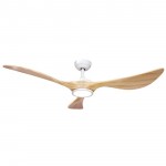 Ventilador Viana DC Blanco-Haya 132Ø 18w 3aspas Mando Regulable Memoria Y Temporizador 211991368