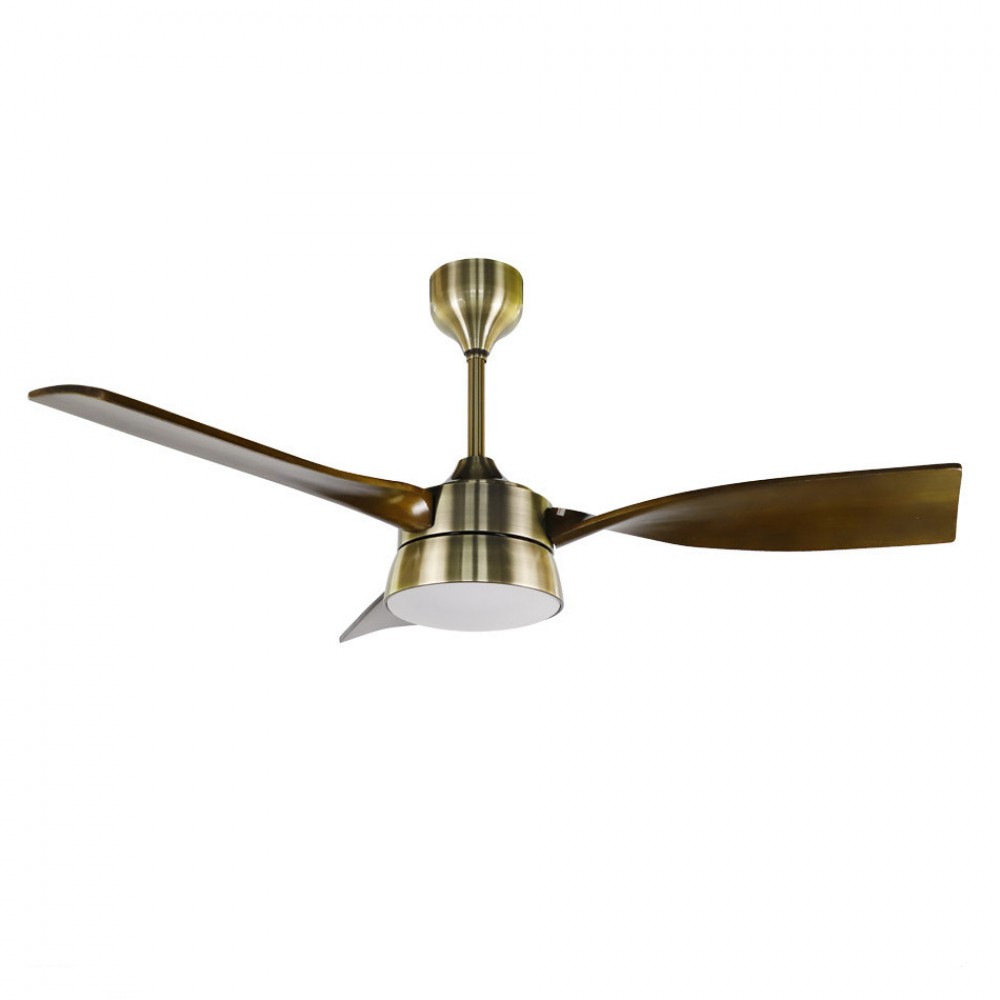 Ventilador Estio DC Cuero-Roble 132Ø 24w 3aspas Mando Regulable Memoria Y Temporizador 212291364