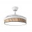 Ventilador Mini Moda DC Blanco-Cañizo Oscuro 91Ø 72w Mando Memoria Y Temporizador 212480701
