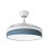 Ventilador Mini Moda DC Blanco-Azul 91Ø 72w Mando Memoria Y Temporizador 212480801