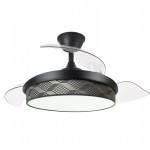 Ventilador Mini Moda DC Negro-Tetris Gris 91Ø 72w Mando Memoria Y Temporizador 212481109