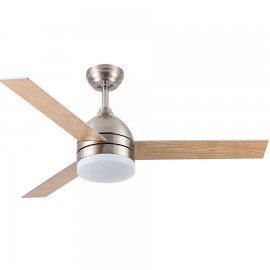 Ventilador Legio DC Niquel 107Ø 26w 3aspas Mando Memoria Y Temporizador 212691342