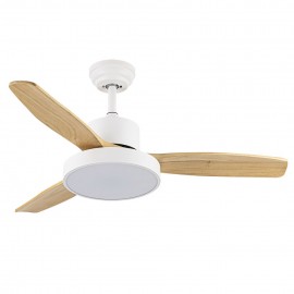 Ventilador Kavala DC Blanco 112Ø 48w 3aspas Mando Memoria Y Temporizador 212791368