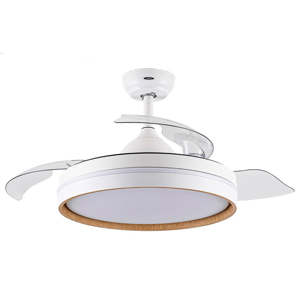 Ventilador Nalon DC Blanco-Haya Plegable 109Ø 72w 3aspas Mando Memoria Y Temporizador 213091368