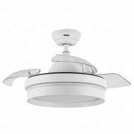Ventilador Mini Nalon DC Blanco Plegable 91Ø 48w Mando Memoria Y Temporizador 213099001