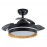 Ventilador Mini Nalon DC Negro-Madera Plegable 91Ø 48w Mando Memoria Y Temporizador 213099085