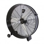 Ventilador Maximum Industrial Negro 87Ø 360w Ruedas 213371009