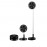 Ventilador Galan Portatil Negro 20Ø 10w Plegable Mando Y Temporizador Batería 213471009