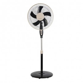 Ventilador Belmonte De Pie Negro-Beis 43Ø 45w 5aspas Orientable, Fijo y Rotatorio 213841078