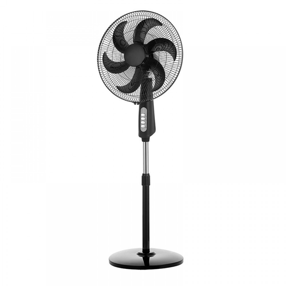 Ventilador Granizo De Pie Negro 43Ø 85w 6aspas Orientable 214041009