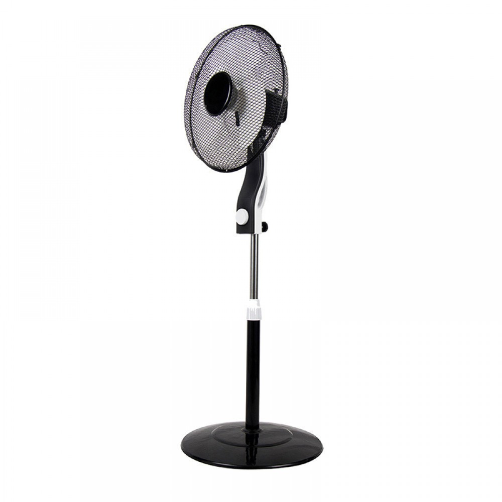 Ventilador Magico De Pie Negro-Blanco 41Ø 45w 3aspas Orientable Rotatorio 214141026