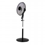 Ventilador Magico De Pie Negro-Blanco 41Ø 45w 3aspas Orientable Rotatorio 214141026