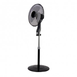 Ventilador Magico De Pie Negro-Gris 41Ø 45w 3aspas Orientable Rotatorio 214141028