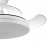 Abrila Ventilador ESCORPION DC Plegable Metalico Blanco 4aspas 107Ø Ultrasilencioso 59w Regulable Mando Memoria 214591301