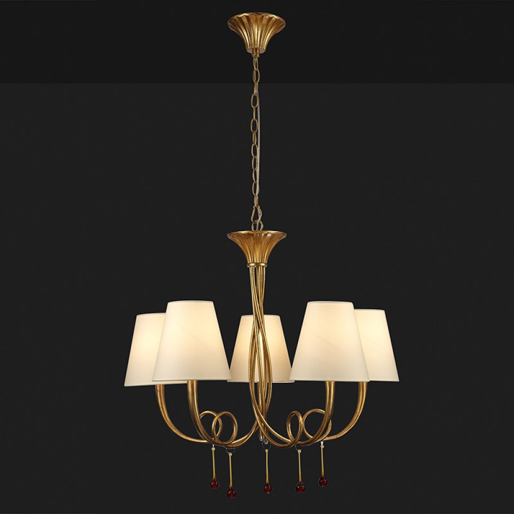 Lampara PAOLA ORO 5L 6206