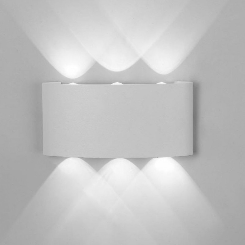 Aplique Exterior ARCS Led 6W 3000K Blanco 6541