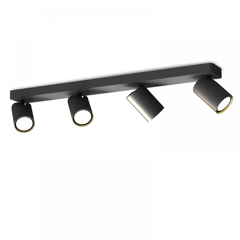 Regleta SAL 4L Negro 6710