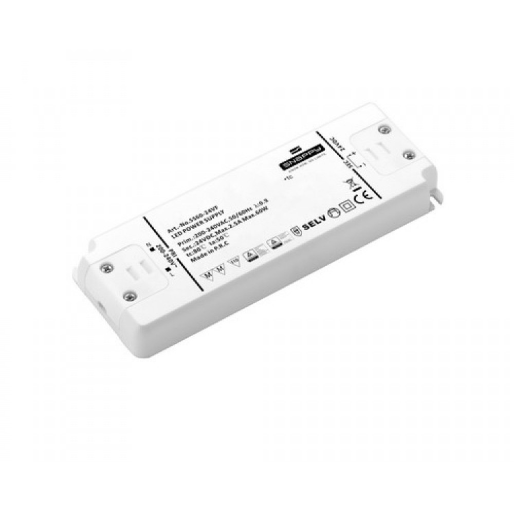 DRIVER TIRAS LED STRIPS FINO TENSION CONSTANTE IP20 24VDC 60W 7377