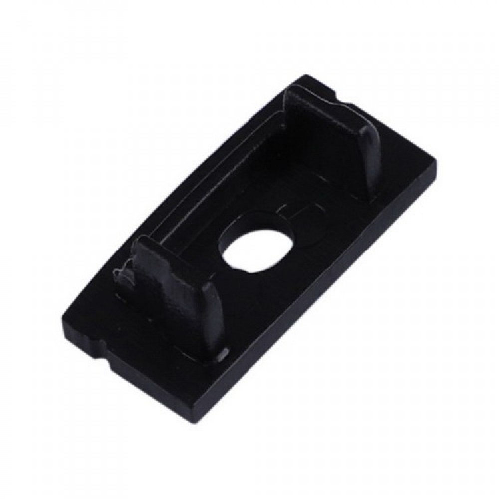 TAPA TIRAS LED STRIPS C- AGUJ PERFIL ALU, NEGRO 7385