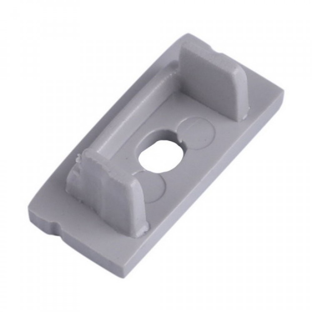 TAPA TIRAS LED STRIPS C- AGUJ GRIS PERFIL ALUMINIO 7386
