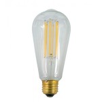 LED BOMBILLAS E27 8W 2200K 640lm ST64 R09206
