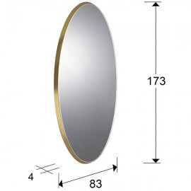 Espejo Aries Oval 80X170 Oro 119573