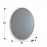 Espejo Orio Oval 51X61 Oro 127233