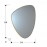 Espejo Orio Triangular Oro 84X55 127387