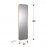 Espejo Orio Rect 50X165 Oro 127417