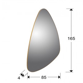 Espejo Orio Triangular Oro 168X81 127646