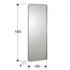 Espejo Orio Rect 65X180 Plata 127738