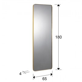 Espejo Orio Rect 65X180 Oro 127752