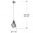 Lampara Aquaria 1 Luz cromo 157018