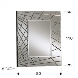 Espejo Fusion Rectangular 110X80 160974